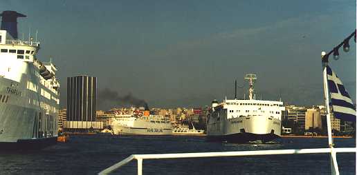 [On a boat to Salamis.]