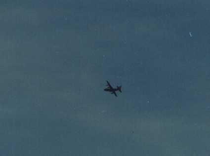 [A C-130 airplane.]